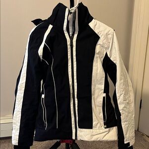 NILS Black and White Ski Jacket